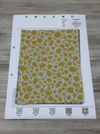 8025-1865-2 Jacquard Lavorato A Maglia A 3 Colori Con Stampa Floreale Fitta[Tessile / Tessuto] HOKKOH Sottofoto