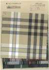 INDIA-2135 Tessuto a quadri in twill pesante di cotone