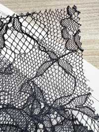 KKF8250-58-D1 Pizzo Raschel Morbido A Doppio Orecchino, Larghezza Ampia[Tessile / Tessuto] Uni Textile(Komon Studio) Sottofoto