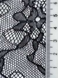 KKF8250-58-D1 Pizzo Raschel Morbido A Doppio Orecchino, Larghezza Ampia[Tessile / Tessuto] Uni Textile(Komon Studio) Sottofoto