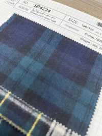 SB4234 30/2 Tartan Peloso[Tessile / Tessuto] SHIBAYA Sottofoto