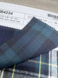 SB4234 30/2 Tartan Peloso[Tessile / Tessuto] SHIBAYA Sottofoto