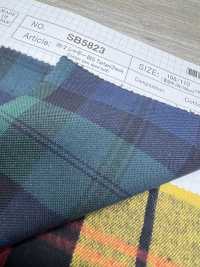 SB5823 30/2 Shaggy Tartan Grande Tartan Check[Tessile / Tessuto] SHIBAYA Sottofoto