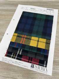 SB5823 30/2 Shaggy Tartan Grande Tartan Check[Tessile / Tessuto] SHIBAYA Sottofoto