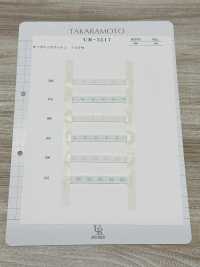 UR-3517 Jacquard Di Cotone Biologico[Cavo A Nastro] UNITED RIBBONS Sottofoto