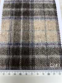 85352 Re LANA Chambray Shaggy Check[Tessile / Tessuto] Parika Immagini aggiuntive