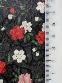 88635 SEVENBERRY® Chirimen Jacquard Cherry Blossom/Foglia Di Canapa[Tessile / Tessuto] VANCET Sottofoto