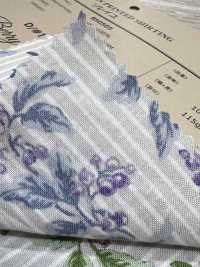 850505 SEVENBERRY® Lawn Soleil Berry Stripe[Tessile / Tessuto] VANCET Sottofoto