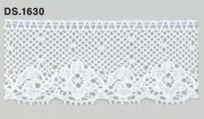DS1630 Merletto Torsion bianco sporco largo 41 mm