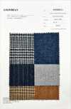 4SG008(1) Patchwork Di Tweed Di Cotone