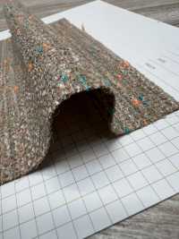 17A5018R Tweed Con Nodo Colorato[Tessile / Tessuto] Piacere Sottofoto