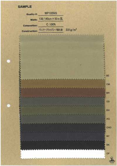 WP105NS Whipcord vintage tinto allo zolfo