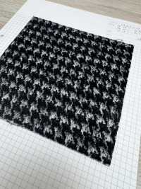 24A5121E Jacquard Shaggy Mohair Pied De Poule[Tessile / Tessuto] Piacere Sottofoto