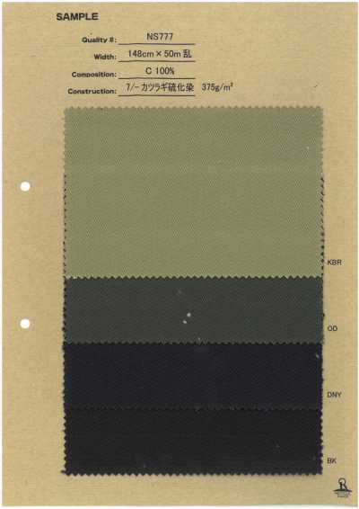 NS777 Drill tinto allo zolfo 7/-