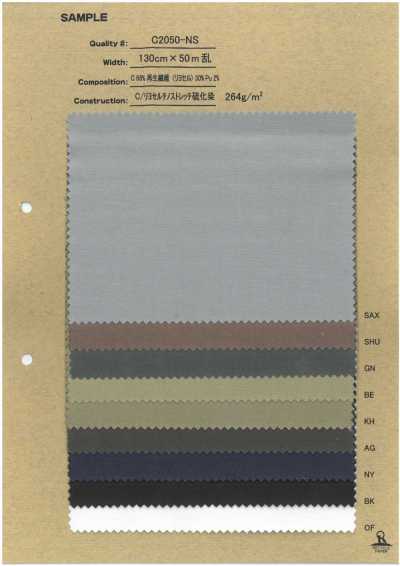 C2050-NS Cotone/Lyocell Chino elasticizzato tinto allo zolfo