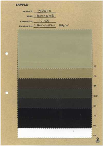 WP3624-C West Point mercerizzato a freddo