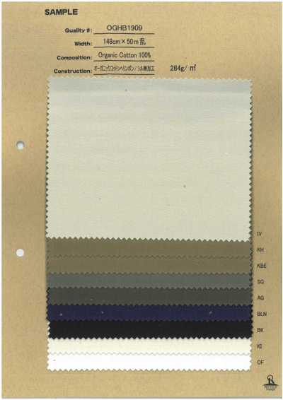 OGHB1909 Cotone organico spina di pesce / grezzo