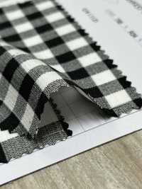 85428 Stretch Slub Gingham[Tessile / Tessuto] Parika Sottofoto