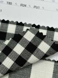 85428 Stretch Slub Gingham[Tessile / Tessuto] Parika Sottofoto