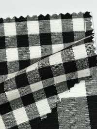85428 Stretch Slub Gingham[Tessile / Tessuto] Parika Sottofoto