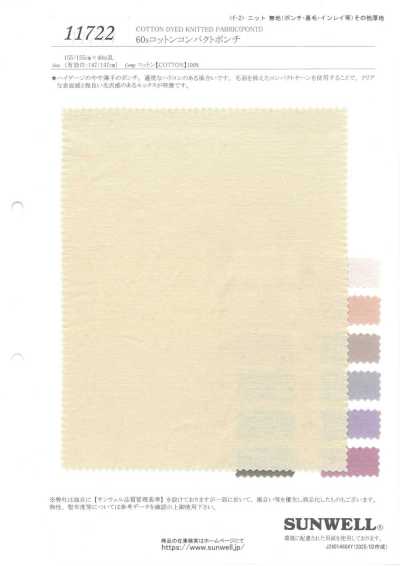 11722 Ponte compatto in cotone 60s