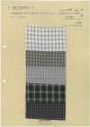 BC3575 Cotone organico a quadri, finitura lavaggio a secco