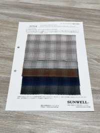 35514 Cotone/seta Boulette Noil Lawn Ombre Check[Tessile / Tessuto] SUNWELL Sottofoto