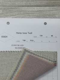 83824 Twill Color Canapa[Tessile / Tessuto] Parika Sottofoto