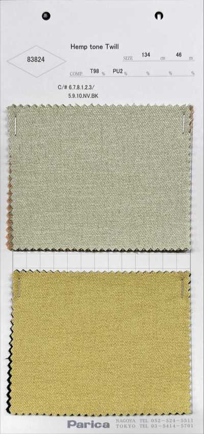 83824 Twill tono canapa