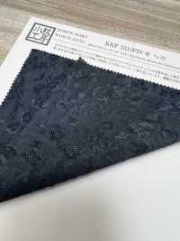 KKF3310FSV-W-D3Y Jacquard Elasticizzato Tipo Lino 30d, Larghezza Ampia[Tessile / Tessuto] Uni Textile(Komon Studio) Sottofoto