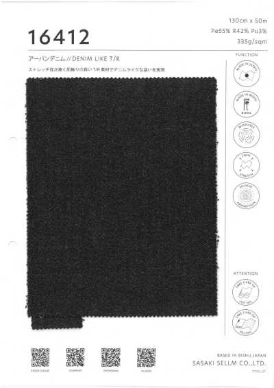 16412 Stretch effetto denim