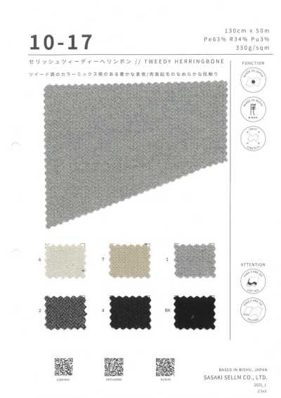 10-17 Serish Spina di pesce in stile tweed