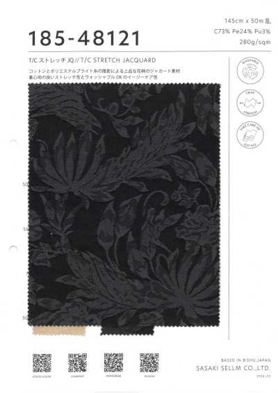 185-48121 Jacquard elasticizzato T/C