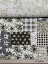 850516 Patchwork In Tela Di Lino SEVENBERRY®[Tessile / Tessuto] VANCET Sottofoto