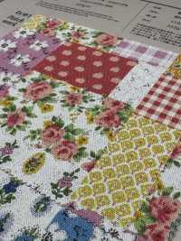 850516 Patchwork In Tela Di Lino SEVENBERRY®[Tessile / Tessuto] VANCET Sottofoto