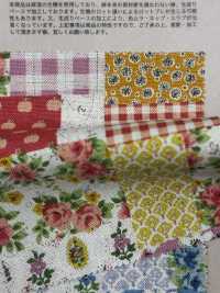 850516 Patchwork In Tela Di Lino SEVENBERRY®[Tessile / Tessuto] VANCET Sottofoto