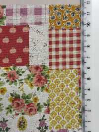 850516 Patchwork In Tela Di Lino SEVENBERRY®[Tessile / Tessuto] VANCET Sottofoto