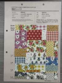 850516 Patchwork In Tela Di Lino SEVENBERRY®[Tessile / Tessuto] VANCET Sottofoto