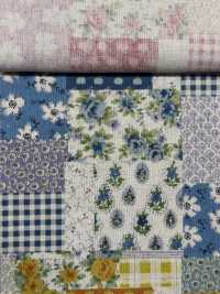 850516 Patchwork In Tela Di Lino SEVENBERRY®[Tessile / Tessuto] VANCET Sottofoto