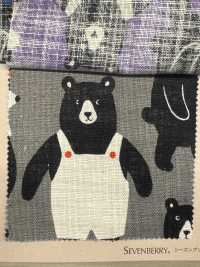 850521 SEVENBERRY® Lino-Like Love Mechakuma Wonderland[Tessile / Tessuto] VANCET Sottofoto