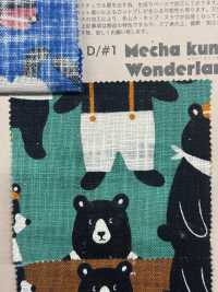850521 SEVENBERRY® Lino-Like Love Mechakuma Wonderland[Tessile / Tessuto] VANCET Sottofoto