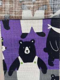 850521 SEVENBERRY® Lino-Like Love Mechakuma Wonderland[Tessile / Tessuto] VANCET Sottofoto