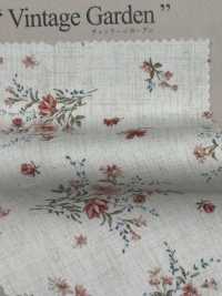 850524 SEVENBERRY® Tessuto Di Cotone Grezzo In Doppia Altezza Antique Day Vintage Garden[Tessile / Tessuto] VANCET Sottofoto