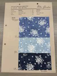 850528 Bouquet Da Giardino Blu Loomstate SEVENBERRY®[Tessile / Tessuto] VANCET Sottofoto