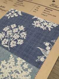 850530 Loomstate Blue Garden Mughetto[Tessile / Tessuto] VANCET Sottofoto
