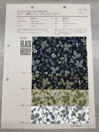 850531 SEVENBERRY® Prato Cotone Non Sbiancato Fiore Malinconico Mora[Tessile / Tessuto] VANCET Sottofoto