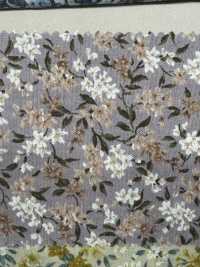 850532 Prato Di Cotone Non Sbiancato Fiore Malinconico Dafne/Dafne[Tessile / Tessuto] VANCET Sottofoto