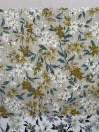 850532 Prato Di Cotone Non Sbiancato Fiore Malinconico Dafne/Dafne[Tessile / Tessuto] VANCET Sottofoto
