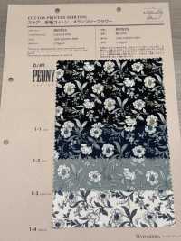 850533 SEVENBERRY® Lawn Cotone Non Sbiancato Fiore Di Malinconia Peonia[Tessile / Tessuto] VANCET Sottofoto