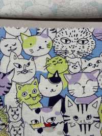 850536 SEVENBERRY® Oxford Cotone Non Sbiancato Nyan Comics[Tessile / Tessuto] VANCET Sottofoto
